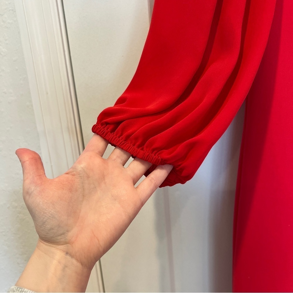 Kobi Halperin Wendi 3/4 sleeve Cady Sheath Dress - Picture 3 of 12